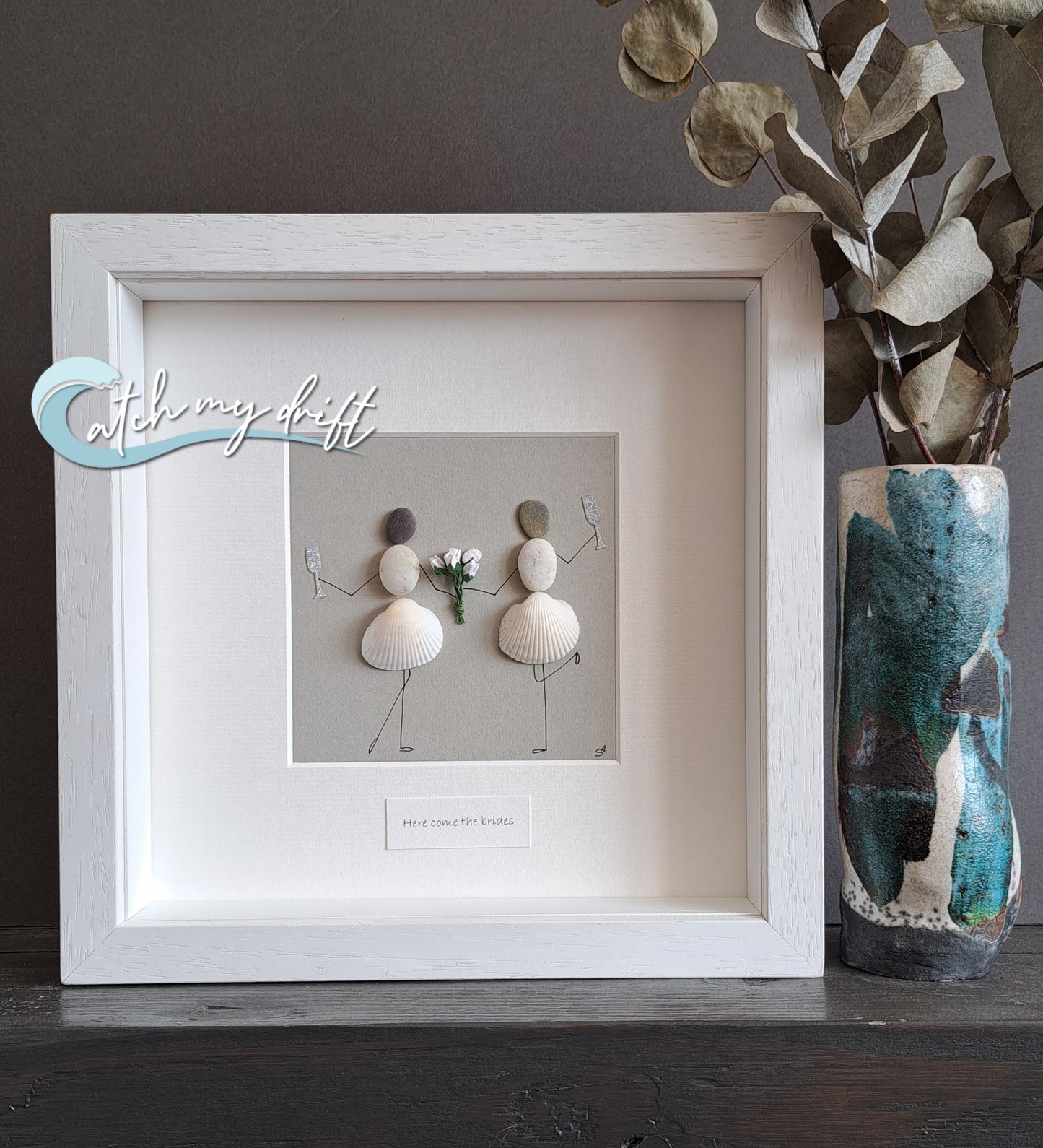 Here come the Brides | Gift for Brides | Wedding day gift | Wedding gift | Same sex wedding gift