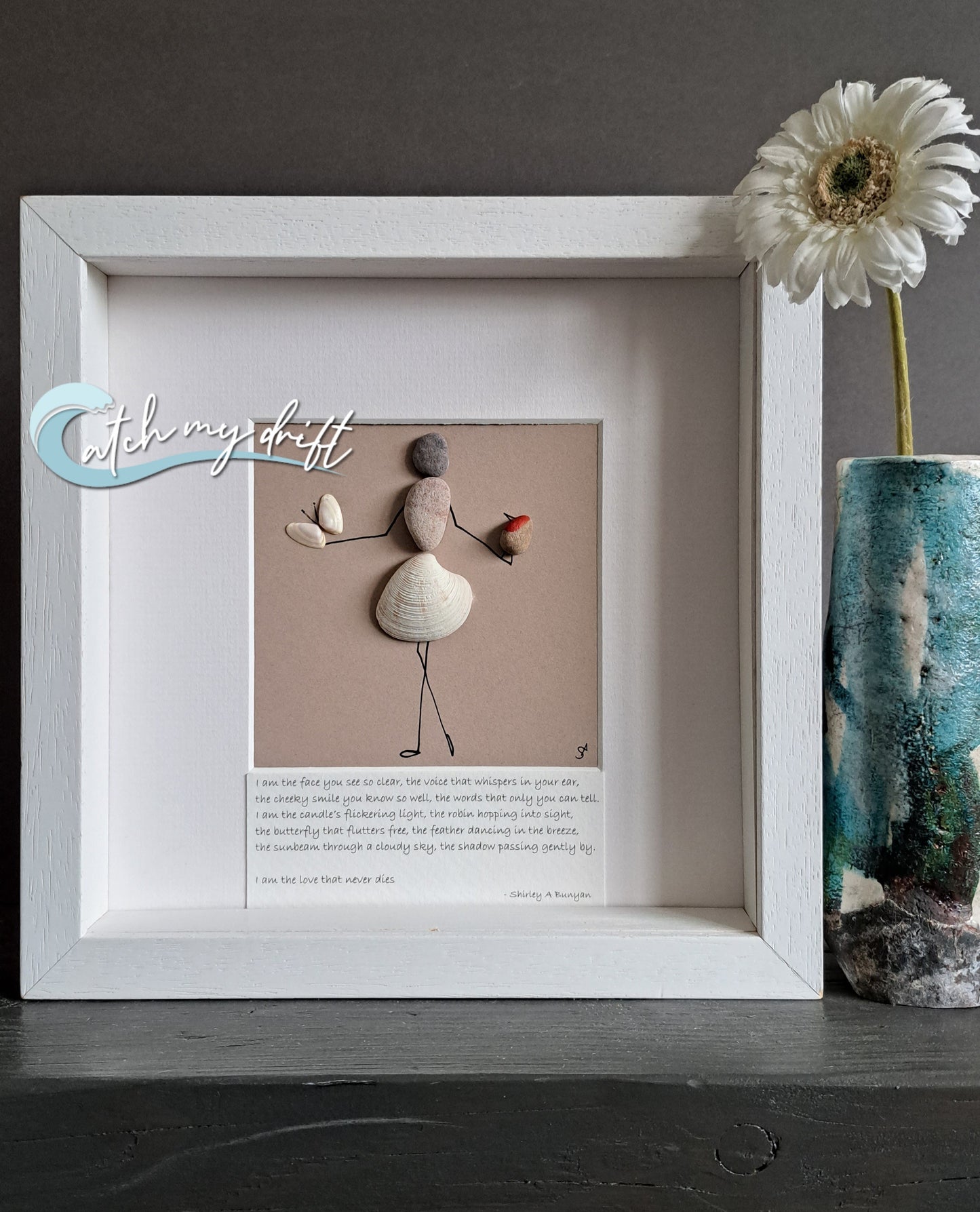 Sentimental memorial gift | Bereavement gift | Thoughtful Robin & butterfly gift | In memory of gift