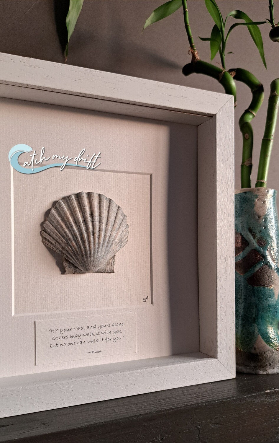 Buen camino | El Camino | Unique Irish Shell Art | Birthday gift | Retirement gift | Thank you gift