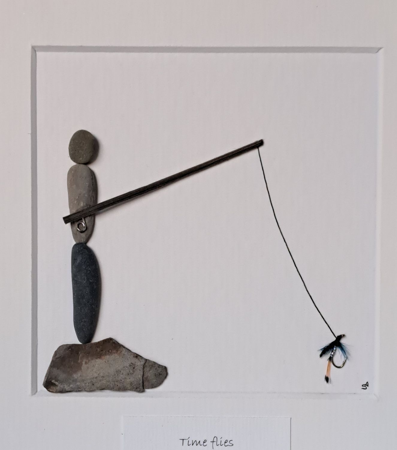 Fisherman gift | Gift for Fly fishing lover | Gift for Angler | Fisherman casting | Birthday gift | Gift for dad