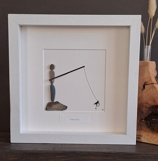 Fisherman gift | Gift for Fly fishing lover | Gift for Angler |  Fisherman casting | Birthday gift | Gift for dad