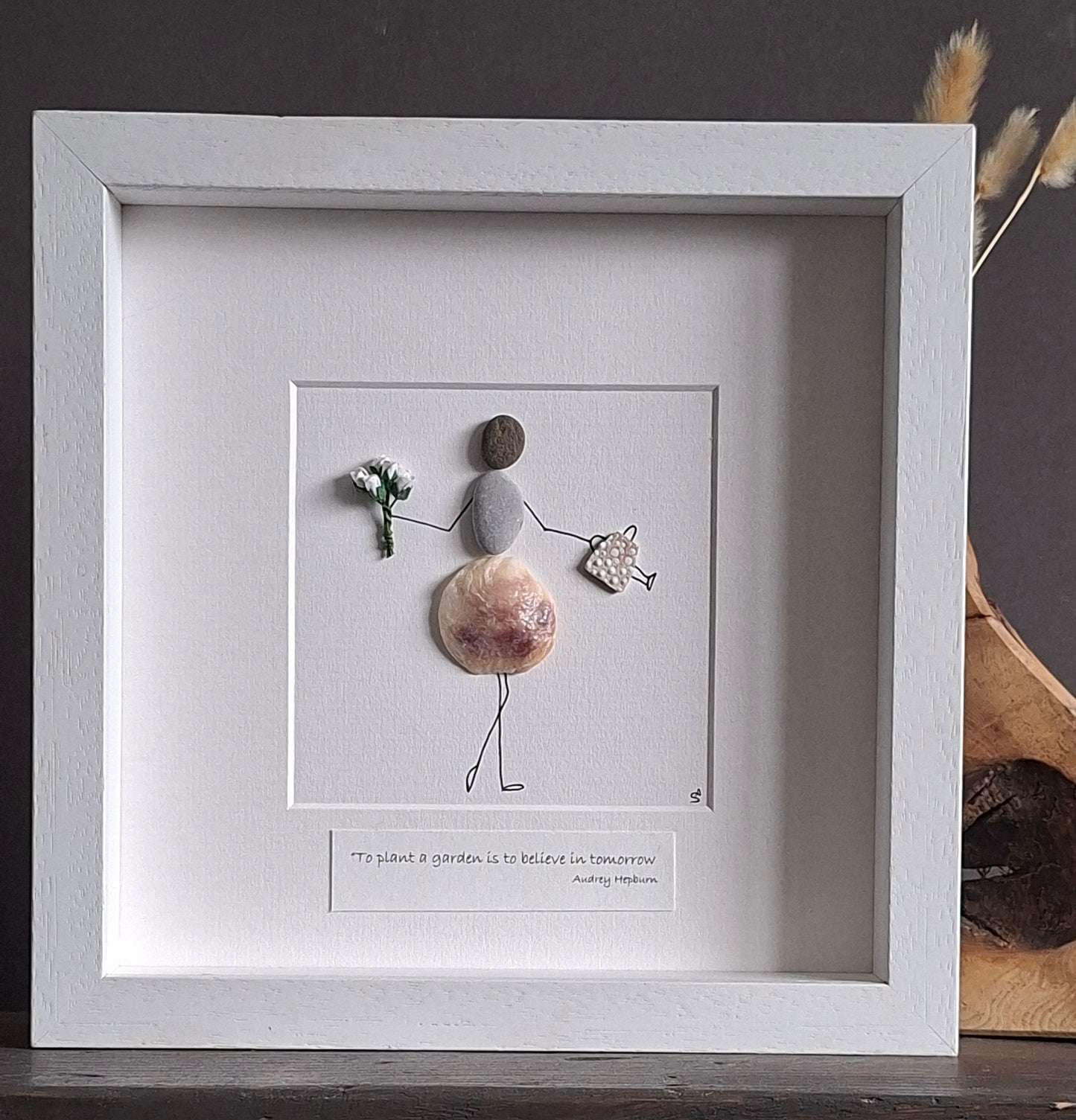 Gift for lady gardener | To plant a garden | Watering can & flowers | Birthday | Retirement | Thank you gift