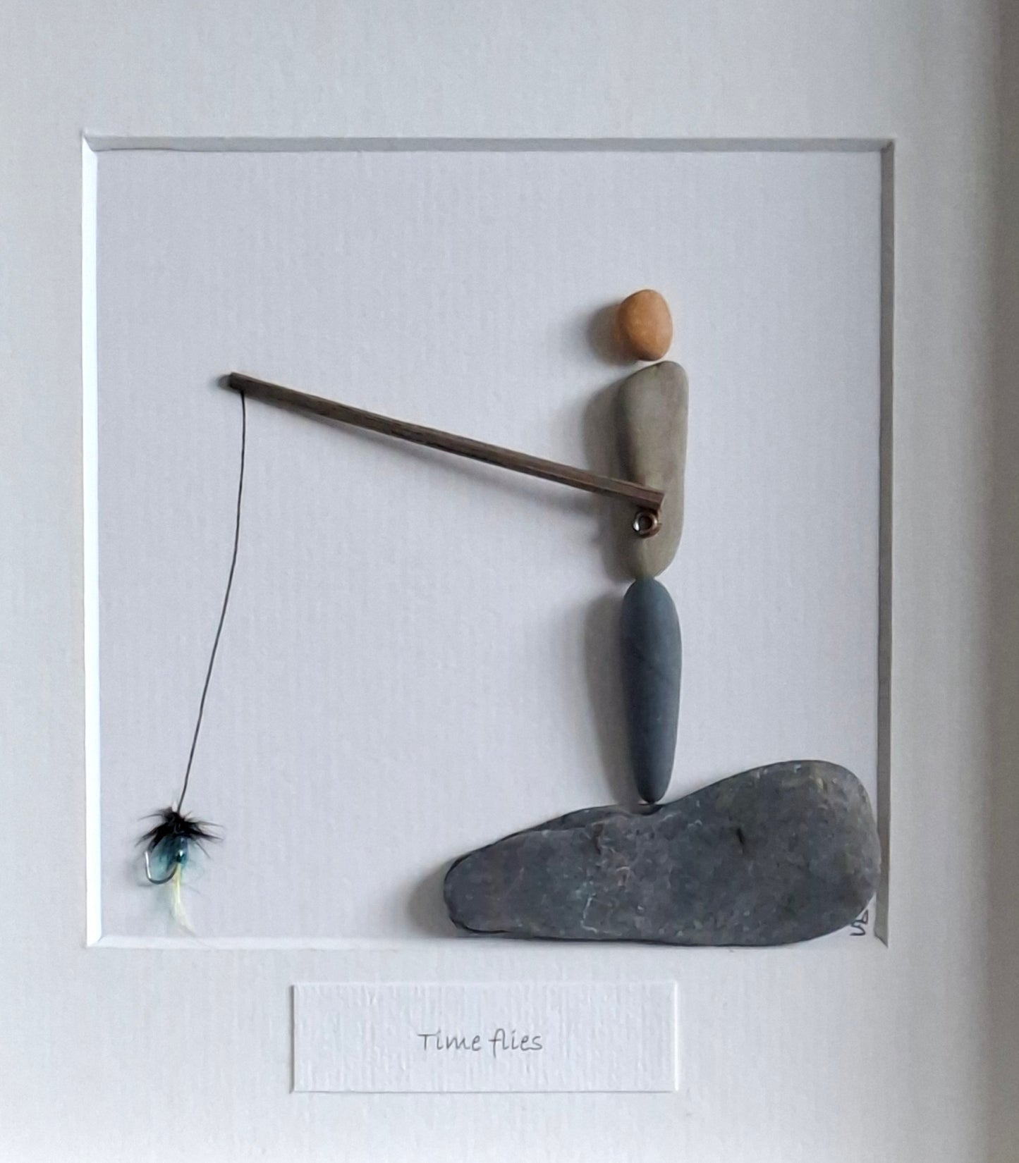 Fisherman gift | Gift for Fly fisherman | Gift for Angler |  Fisherman casting | Birthday gift | Dad gift