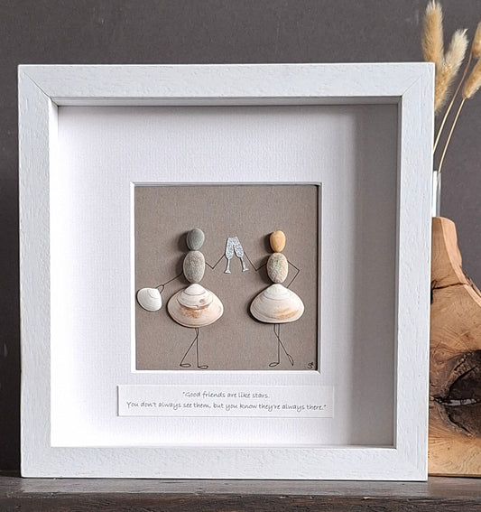 Friendship Gift | Sustainable Gift for friend | Sisters | Birthday gift | Cheers | Sister Act | Friendship set in stone