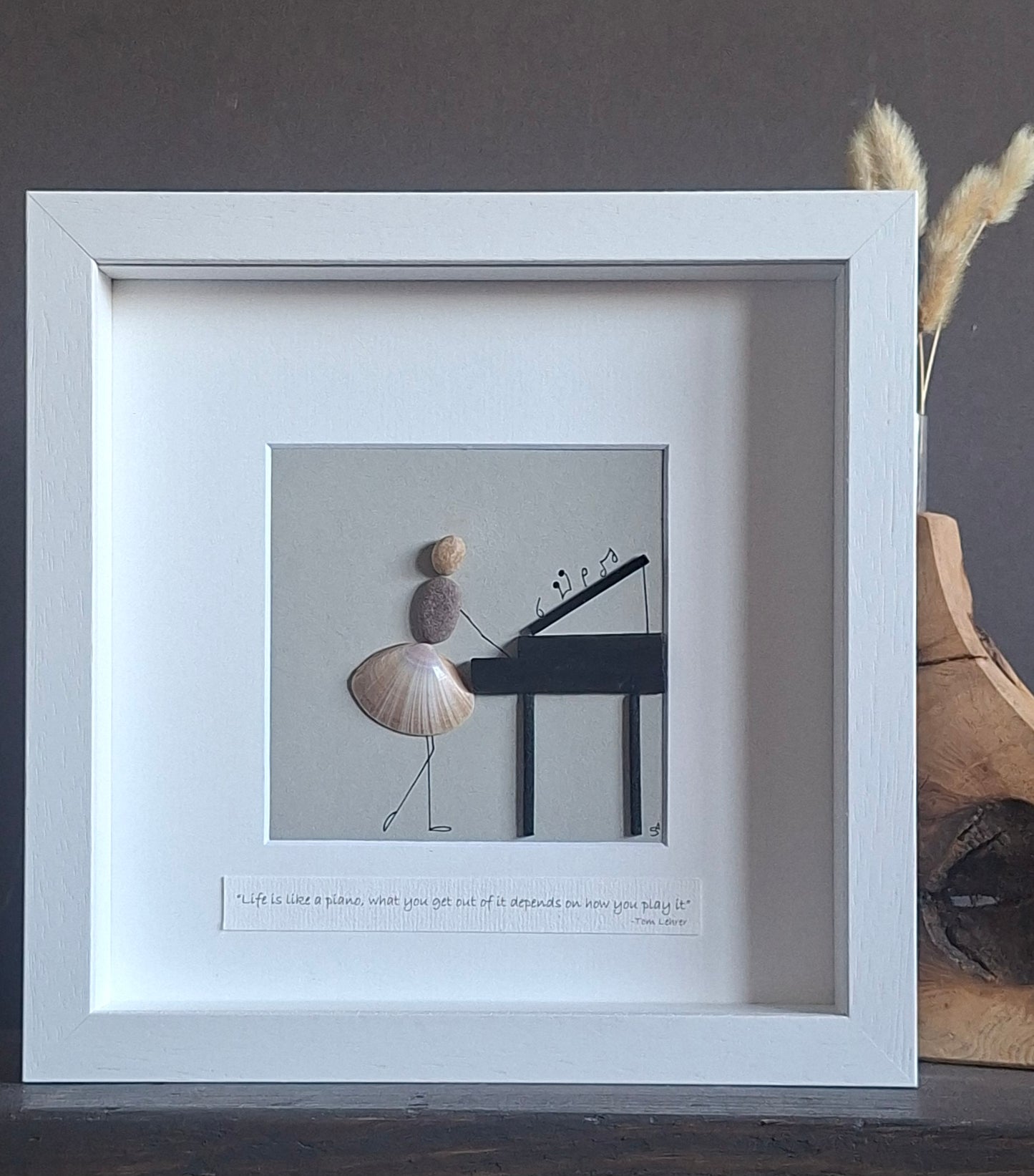 Bespoke Piano Player gift | Birthday Gift for Music Lover | Girl with Piano |  Birthday Gift | New Home