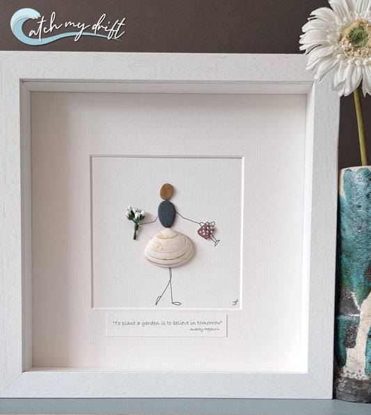 Gift for lady gardener | To plant a garden | Watering can & flowers | Birthday | Retirement | Thank you gift