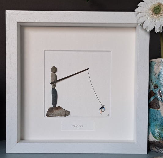 Fisherman gift | Gift for Fly fishing lover | Gift for Angler |  Fisherman casting | Birthday gift | Gift for dad