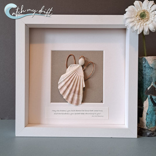Contemporary Guardian Angel Gift | Memorial gift | New home gift | Original design & handcrafted Angel gift