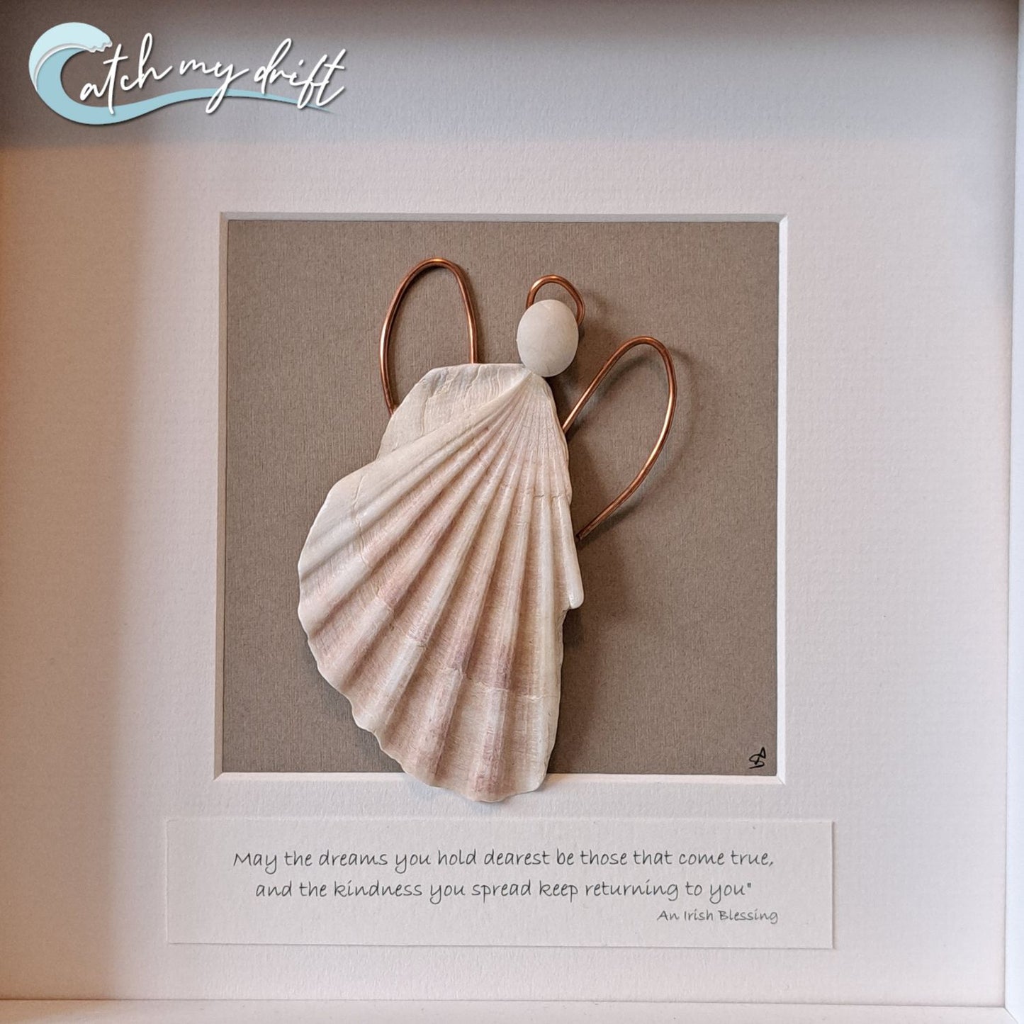 Contemporary Guardian Angel Gift | Memorial gift | New home gift | Original design & handcrafted Angel gift