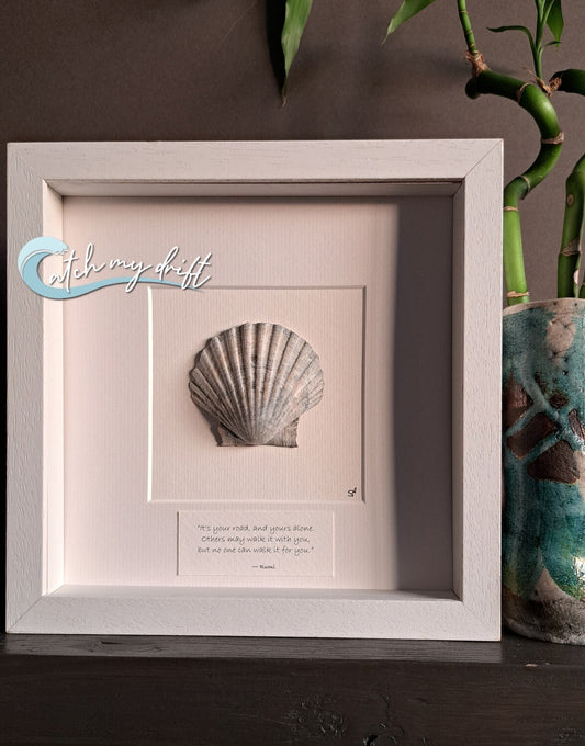 Buen camino | El Camino |  Unique Irish Shell Art | Birthday gift | Retirement gift |  Thank you gift