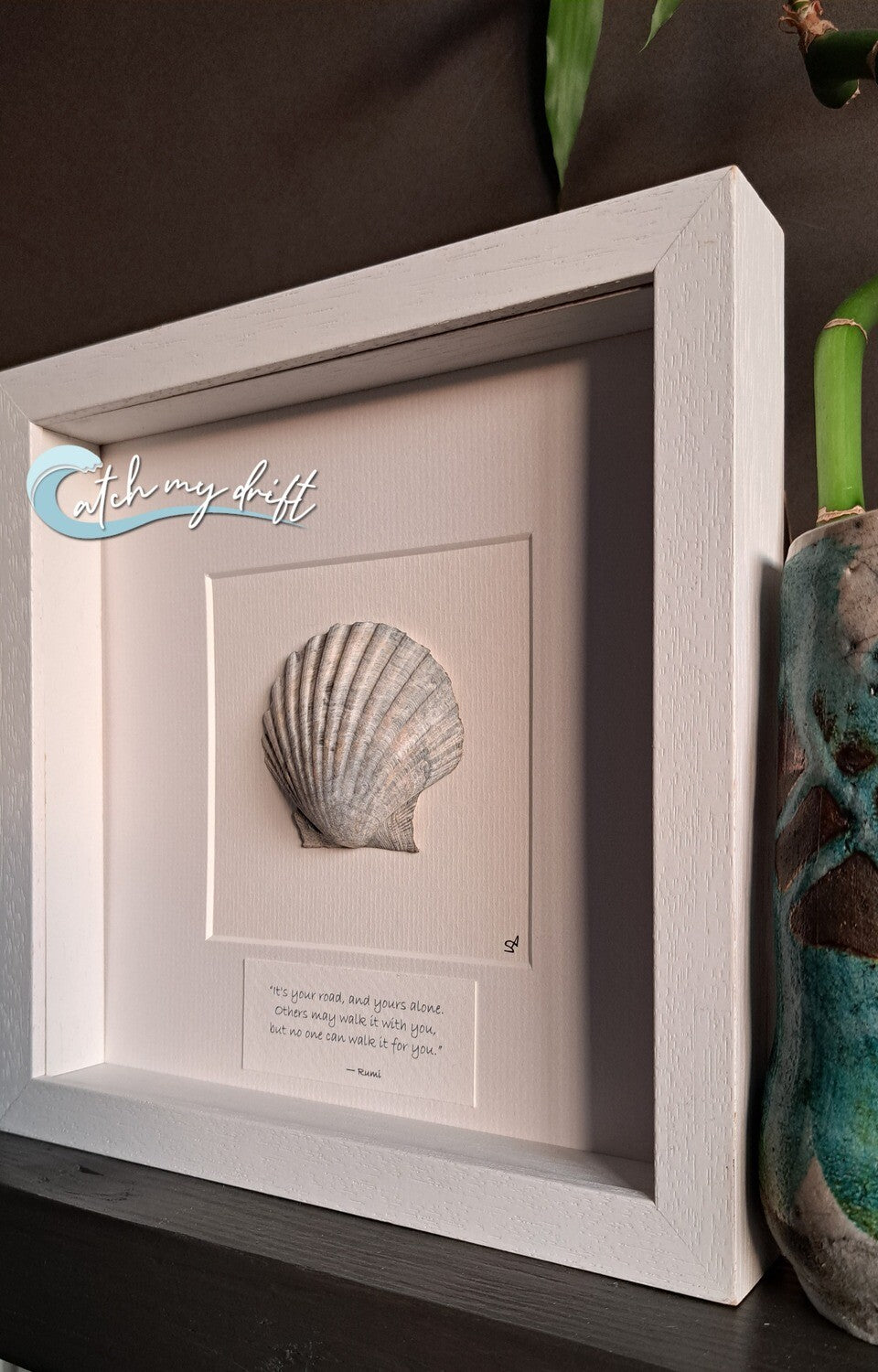 Buen camino | El Camino |  Unique Irish Shell Art | Birthday gift | Retirement gift |  Thank you gift